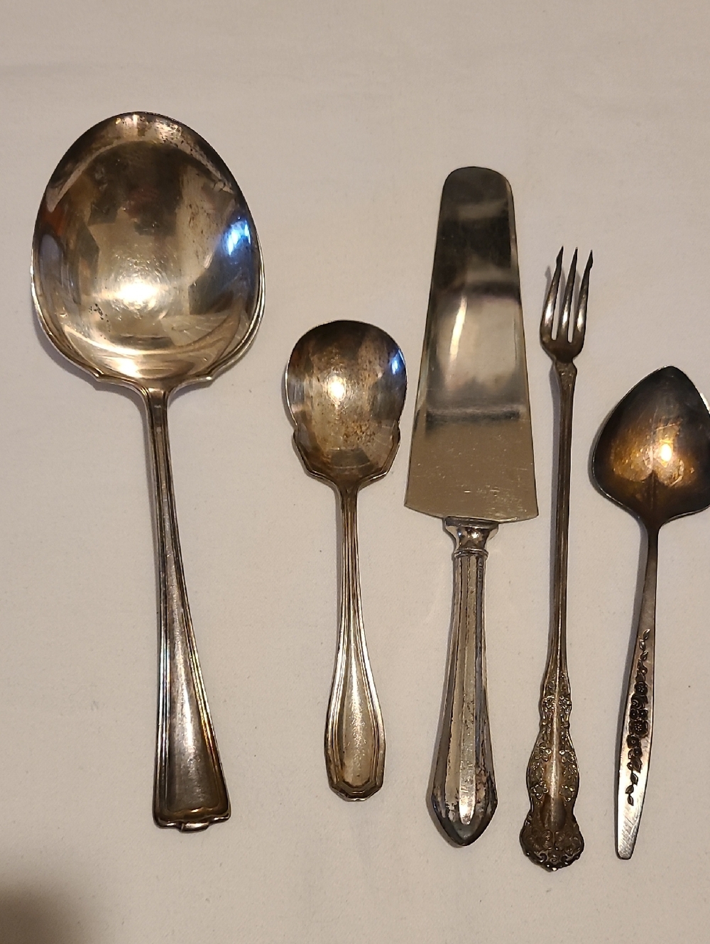 1847 Roger Bros Serving Spoon And Misc